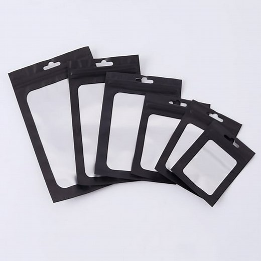 100pcs Translucent Flat Ziplock Storage Bag Clear Front Aluminum Foil Zip Lock Plastic Bag Storage Bags Packaging Pouches - Walmart.ca