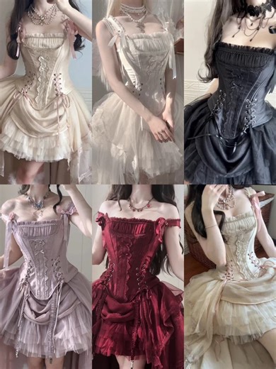 💗💖 Make a bold statement with this Classic Lolita ensemble — a boned corset top paired with a high-low layered tulle skirt creates a dramatic and elegant silhouette.🎀🌸 ✨ Champagne Set — search “CARA-045” on devilinspired.com — $99.00 ✨ Black Set — search “CARA-046” — $99.00 ✨ White Set — search “CARA-050” — $99.00 ✨ Dusty Purple Set — search “CARA-064” — $99.00 ✨ Red Set — search “CARA-065” — $99.00 🛍️ Pick your favorite color. 🎆 Happy New Year! Back-to-School Shopping with Free Shipping o