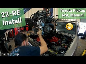 Toyota Pickup 22RE Engine Install