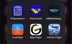 关于Infinite Flight使用LiveFlight和Map Flight查询航班信息的软件测评