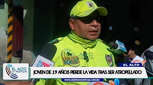 19K views · 103 reactions | #ElAlto | Joven de 19 años pierde la vida tras ser atropellado, el chofer se dió a la fuga. El hecho se registró en la Av. 6 de Marzo altura Puente Vela | El Alto es Noticia BO | Facebook