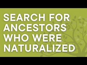 Genealogy research basics: Finding FamilySearch naturalization records using full text search
