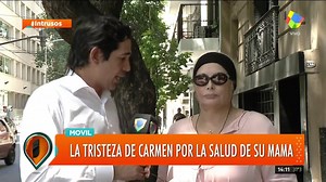 Ahora en #Intrusos La tristeza de Carmen Barbieri por la salud de su madre "Si le sacan el respirador, se muere en minutos!" | América TV