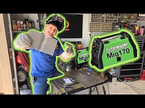 Harbor Freight Titanium Mig170 Review (sheetmetal & square tubing)