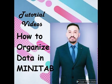 How to Organize Data in MINITAB
