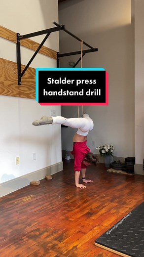 Stalder Press Handstand Drill | WorkoutTok