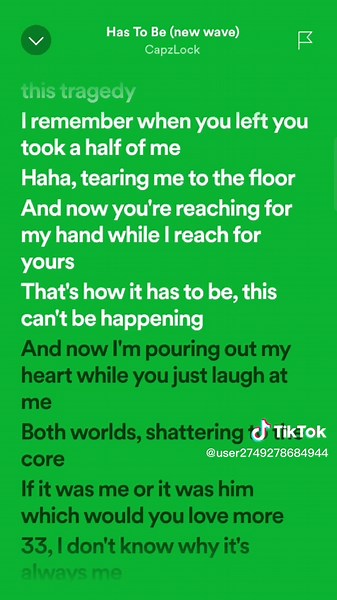 Has To Be (New Wave) by CapzLock: Lyrics, Remixes & More