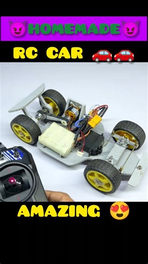 🔥 Powerful RC Car Build at Home 🚗💨 #shorts #diy