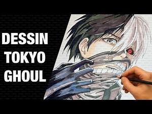 L’art du goule : dessin complet de Tokyo Ghoul étape par étape