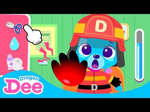 🔥Fire Fire, Go Away! | Fire Safety Game | Good habits Game | Dragon Dee | Nursery Rhymes Kids Videos