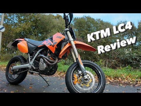 2003 KTM LC4 supermoto!! REVIEW