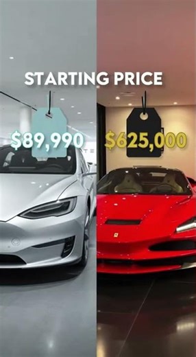 Tesla vs Ferrari #compareverse #duet #comparison #automobile #trending #smartphone