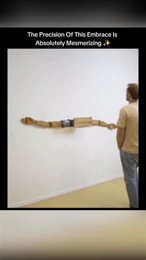 Silicon Web🆇 | The video features a fascinating 14-second satisfying clip where a man interacts with a mechanical art installation-and the machine's... | Instagram