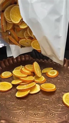 Dried Orange Slices Unboxing 😳 | Sweet ya Zesty? | Nutcrown Review #dessert #ytshorts #orangecaramel