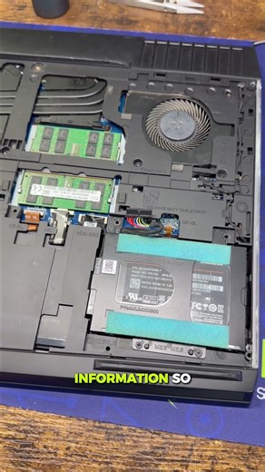 From 4TB to 12TB Ultimate Alienware Business Laptop Upgrade #shorts