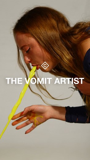 CONTEMPORARY100 on Instagram: "Vomit Paintings by Millie Brown @milliebrownworld"