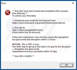 CryptoLocker (Xorist) Ransomware