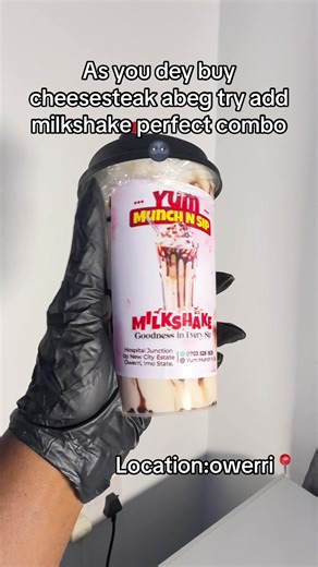 Enjoy Cheesesteak and Milkshake Combo in Owerri