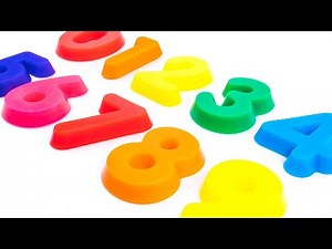 Learn Numbers with Colorful Numbers Pudding Jelly Candy for Children Kids