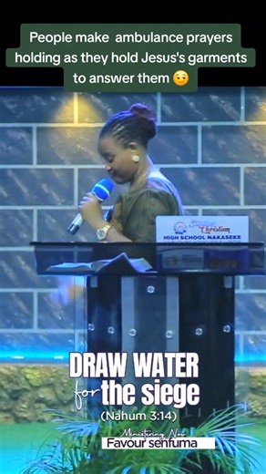 People make ambulance prayers holding as they hold Jesus's garments to answer them 😏 | Favour Senfuma