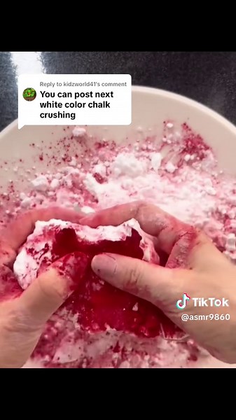 White Chalk ASMR Crushing Sounds