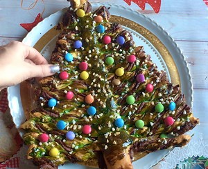 Gâteau sapin en pâte feuilletée