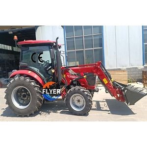 [Hot Item] High-Performance 75HP 4WD Agricultural Tractor with Front End Loader