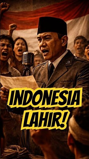 From a piece of paper… a country was born: Indonesia.