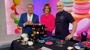 Celebrity dessert chef Adriano Zumbo makes his signature macarons