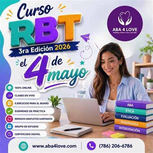 Curso RBT 40 horas con ABA 4 Love