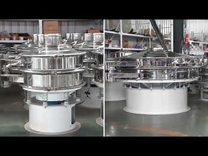 Stainless steel vibrating sifter screening machine
