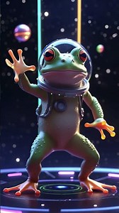 cute alien frog dance| alien dance meme |alien dance shorts