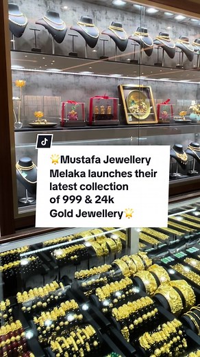 Discover the Allure of 24k Gold Jewelry at Mustafa Jewellery Malaysia