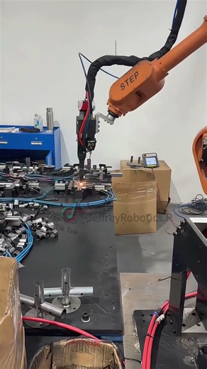 Automated Tube Frame Welding Solution | Robot + Fixture System