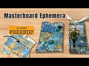 Masterboard Ephemera Ideas for Junk Journals (Includes Free Printable!)