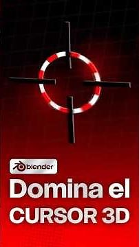 Domina el CURSOR 3D en BLENDER