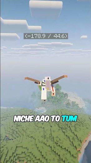 Minecraft Elytra Hack: Unlimited Flight? #mcpe #minecraft #minecrafthindi