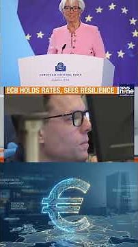 ECB Holds Interest Rates at 2% | Euro Zone Outlook Turns More Optimistic | News9