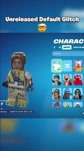 How To Use UNRELEASED Default Skin🤯 #shorts