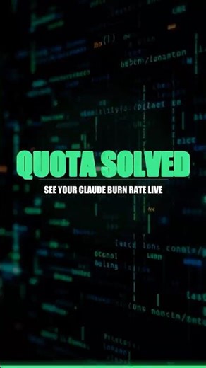 Get Claude Code Usage Quota in Terminal Status Bar!
