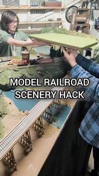 Model Railroad Layout Scenery Hack , Runaway Trains