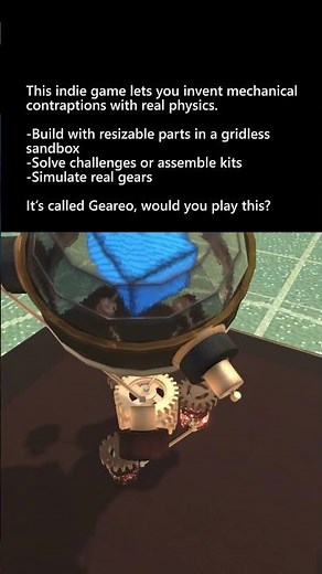 🎮 Free demo available now — link in bio! #geareo #engineering #sandbox #mechanical #physics