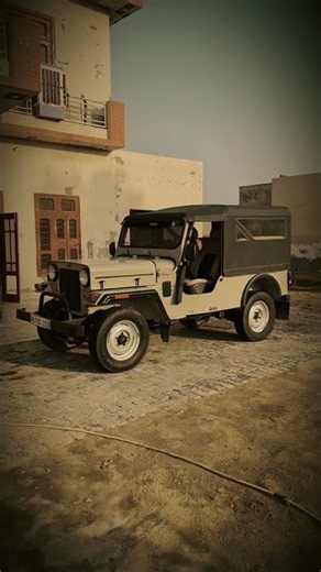 original looks🔥 Mahindra jeep 1994 model #mahindrajeep #youtubeshorts #mahindramajor