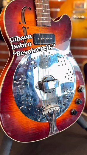 @gibsonguitar #Dobro #Resolectrik ! A rare USA made guitar from the...