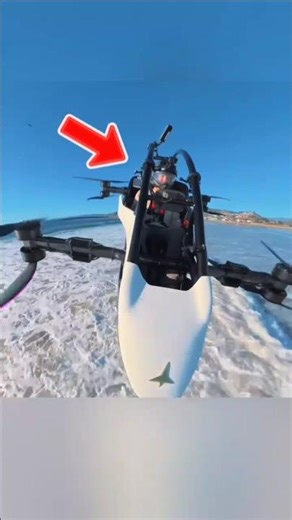 ​Traffic? Never heard of it. ✈️ This personal flying machine is basically a real-life video game!