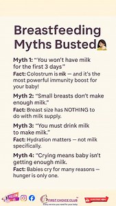 3.8K views · 171 reactions | Breastfeeding myths… BUSTED! 勞 So many...