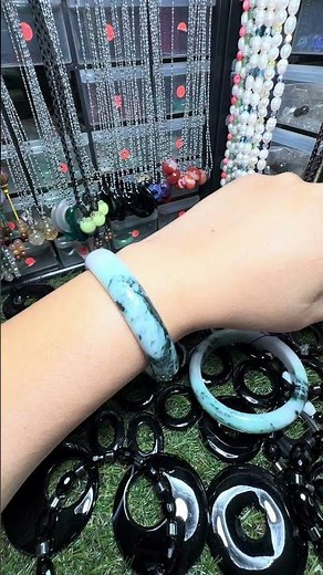 Grade A (natural colour) Standard Size Jade Bangle