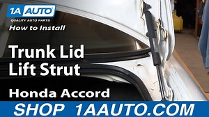 How To Replace Trunk Lid Lift Strut 1994-97 Honda Accord