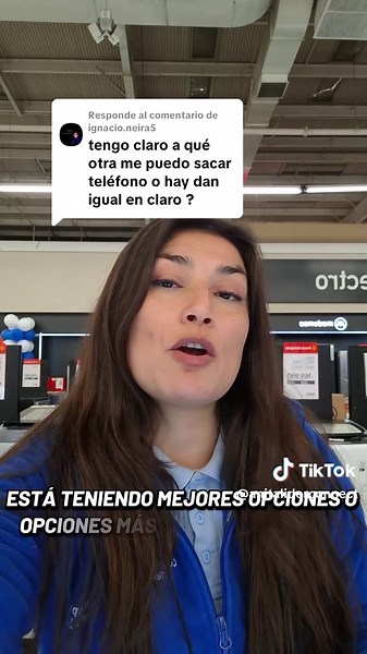 Respuesta a @ignacio.neira5 Si tienes Claro, también puedes hacer portabilidad a otras compañías y acceder a descuentos en equipos 📱 Tenemos opciones con Entel y WOM, con celulares que pueden quedar desde $350, dependiendo del equipo y las condiciones vigentes. Si eres de la zona, te espero en Líder El Belloto, Quilpué. 📍 #claro #entel #wom #Portabilidad #celularbarato