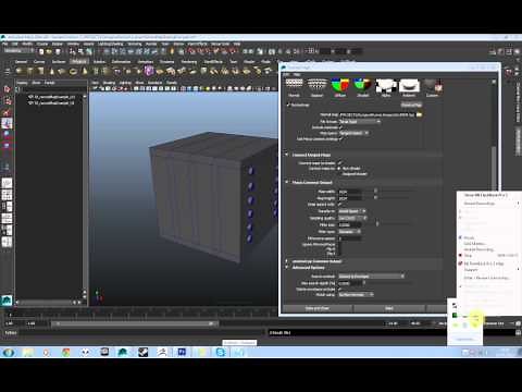How to bake Normal Maps with Maya